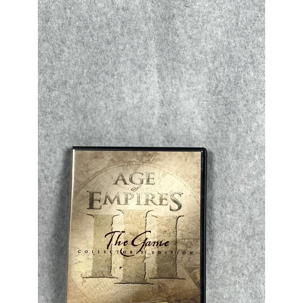 Vintage Age of Empires III The WarChiefs Collectors Edition PC Game Microsoft